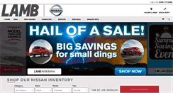Desktop Screenshot of lambnissan.com