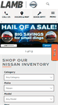 Mobile Screenshot of lambnissan.com